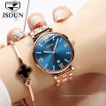 Montre femme Top marque de luxe JSDUN mode affaires montre-bracelet minimaliste bande en acier suisse Movt horloge à main mécanique 2020